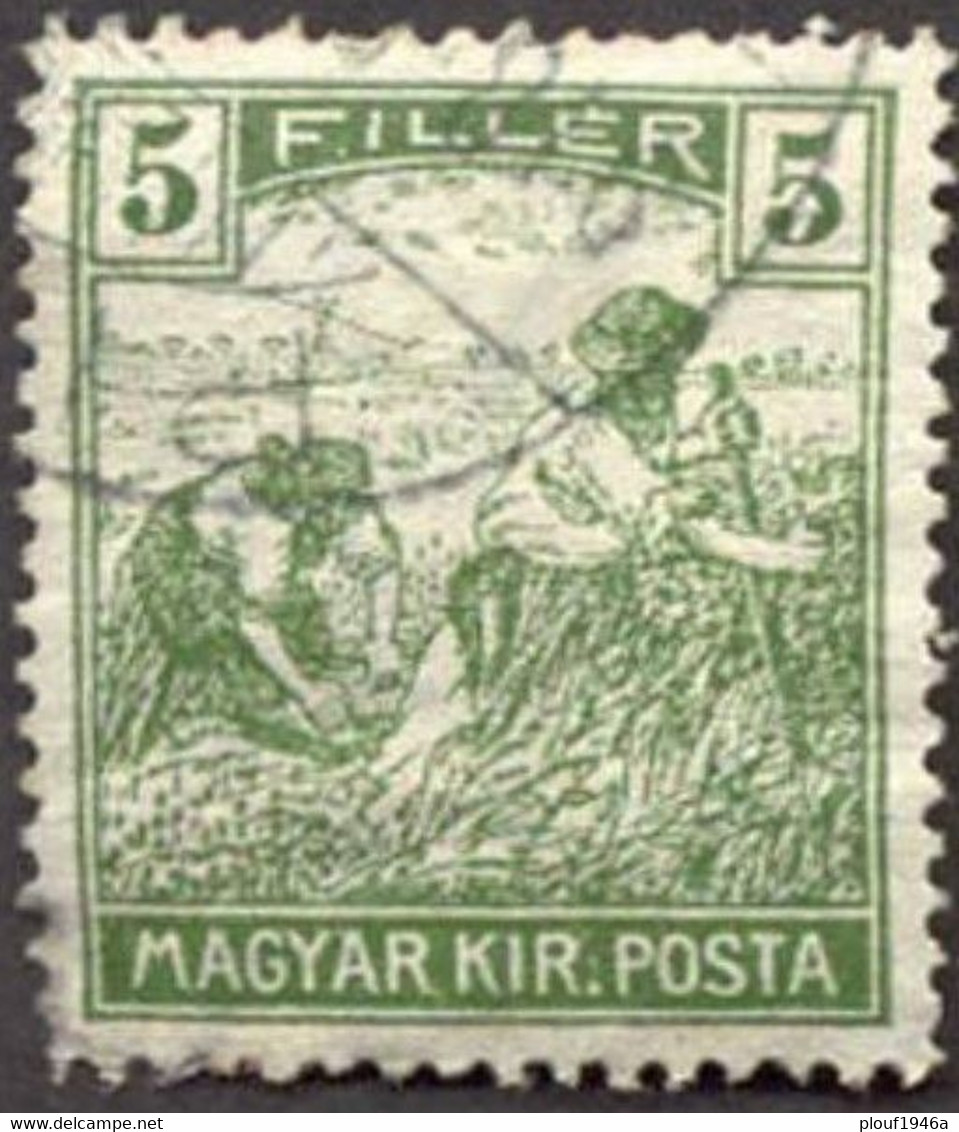 Pays : 226,01 (Hongrie : Royaume (Charles Ier))  Yvert Et Tellier N° :  167 (o) - Used Stamps