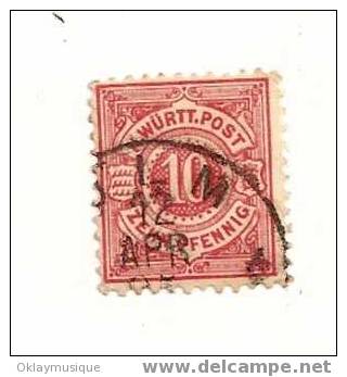 Allemagne Wurtemberg N° 46 - Used