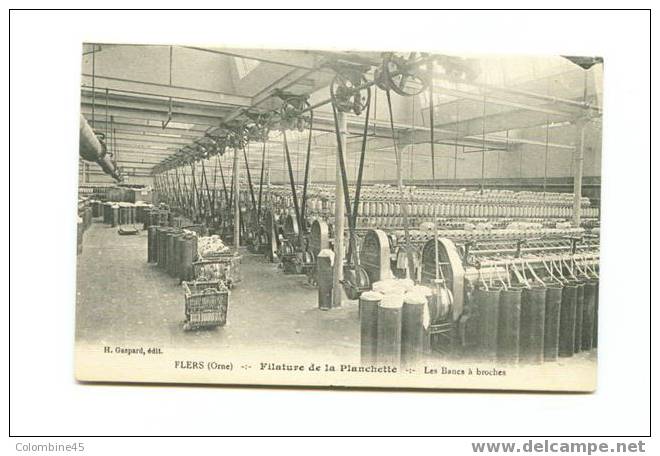 Cpa FLERS ( Orne ) Filature De La Planchette - Industrie