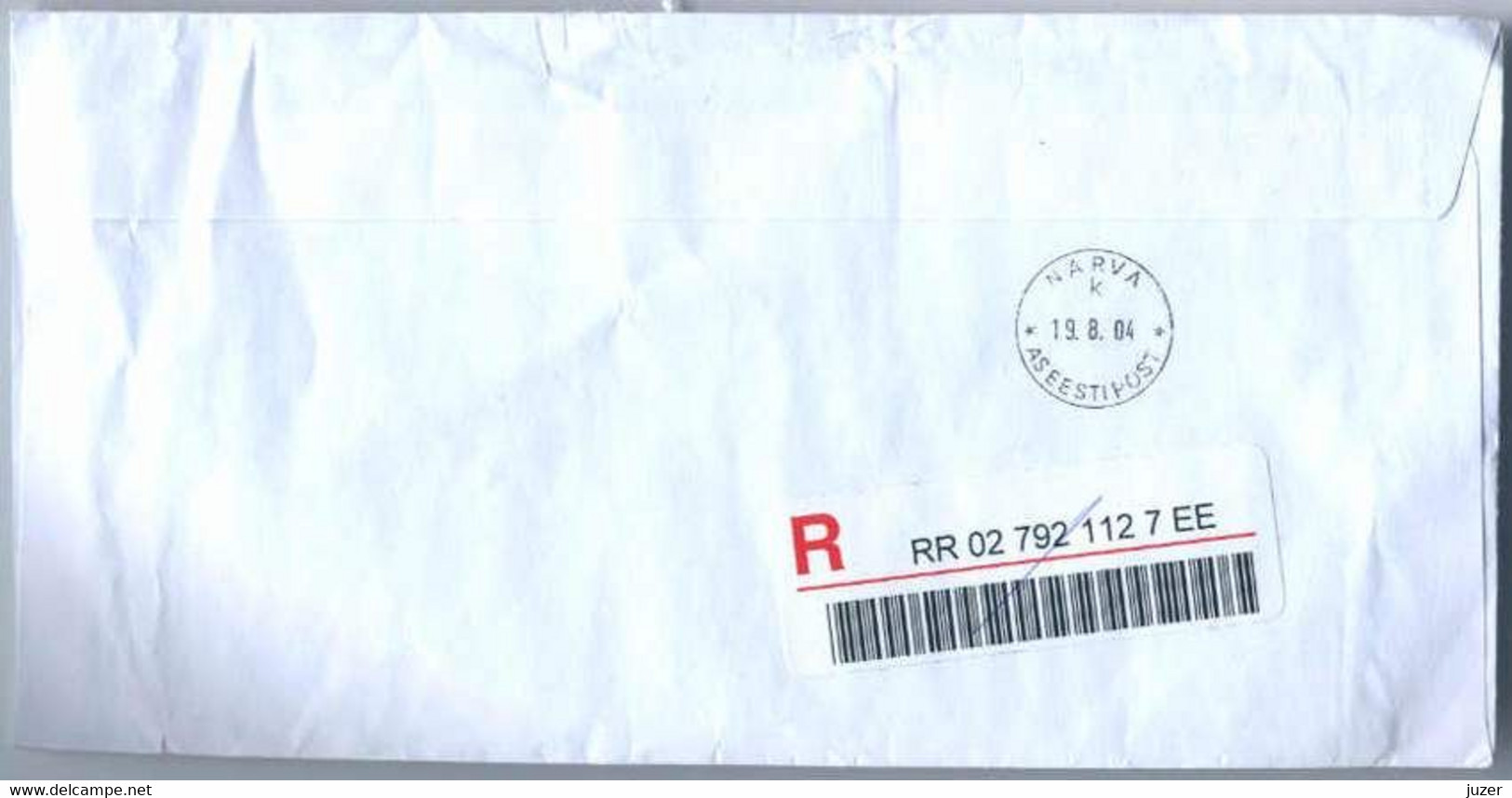 Registered Cover From France To Estonia (3) - Lettres & Documents