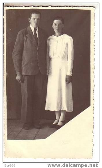 INTERESTING OLD WEDDING PHOTO / POSTCARD (13) - Noces