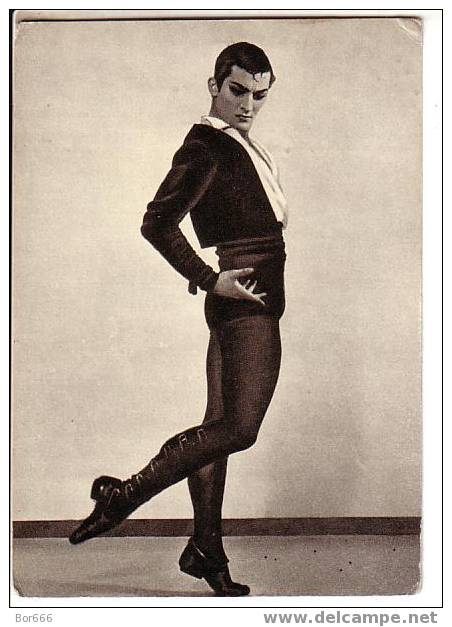 OLD RUSSIA / USSR POSTCARD 1965 - Ballet Dancer LAVROVSKY - Danse