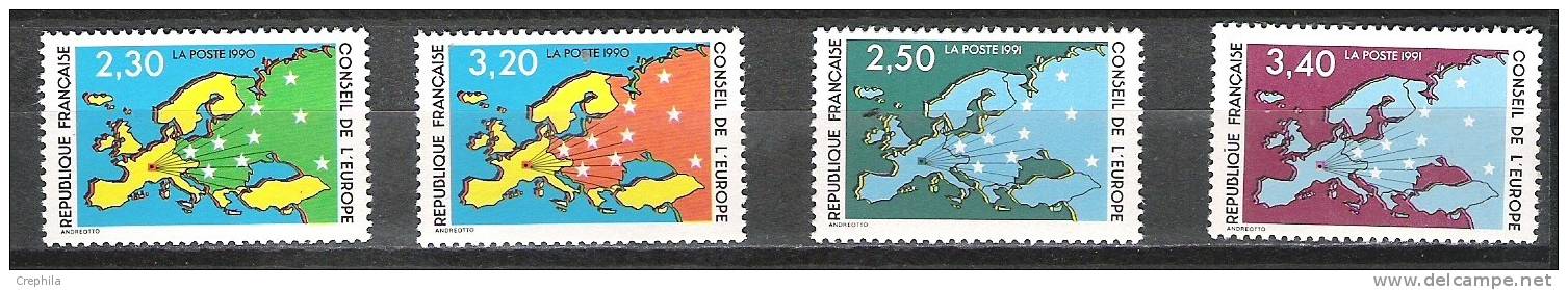 France - Service - 1990-1 - Y&T 104/76 - Neuf ** - Ungebraucht