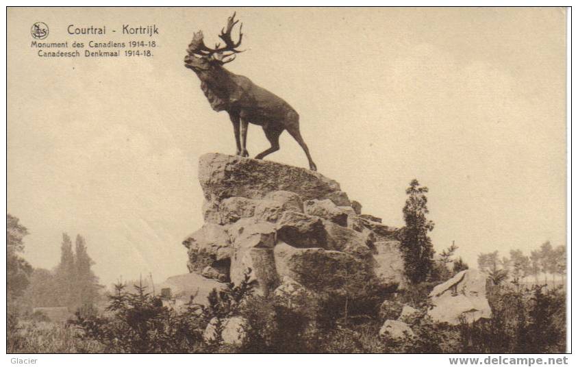 COURTRAI - KORTRIJK - Monument Des Canadiens 1914 -1918 - Kortrijk