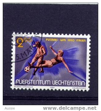 Liechtenstein 1990 Yvertn° 928 (°) Used  Sport Cote 3,50 Euro - Used Stamps