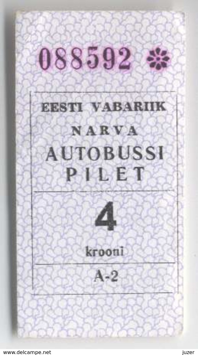 Estonia: One-way Bus Ticket From Narva (6) - Europe