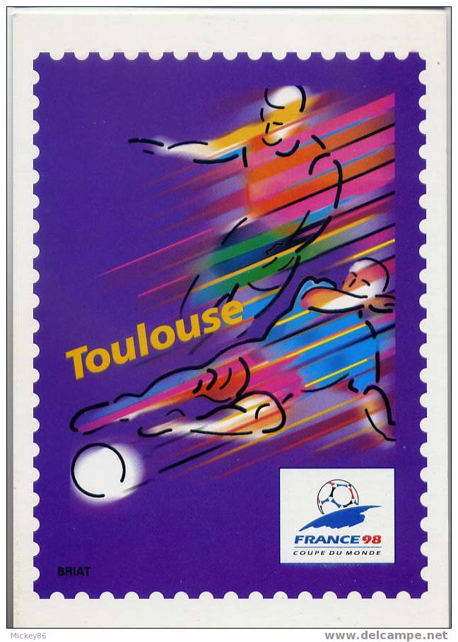 Entier--Carte Postale FOOT 98--TOULOUSE-- - Prêts-à-poster:  Autres (1995-...)