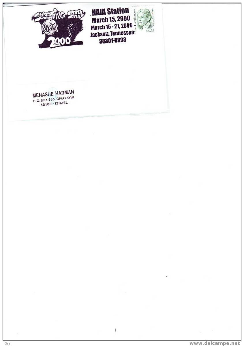 STATI UNITI 2000 - Cartolina Con Annullo Speciale Illustrato - Pallacanestro - Basket-ball