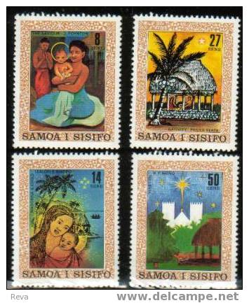 SAMOA   RELIGION  CHRISTMAS   SET OF 4   1980  MINT SG 539-42   SPECIAL PRICE !! - Samoa (Staat)