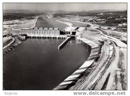 BOLLENE   53-12 AMENAGEMENT DU RHONE, CHUTE DE DONZERE-MONDRAGON - L'USINE ANDRE-BONDEL ET L'ECLUSE - Bollene