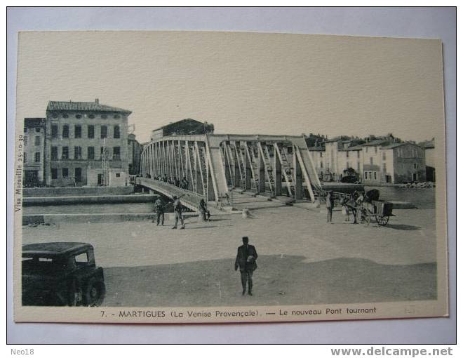 MARTIGUES. LE NOUVEAU PONT TOURNANT - Martigues