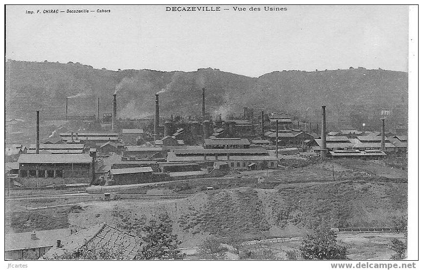 12 - DECAZEVILLE - Vue Des Usines - Decazeville