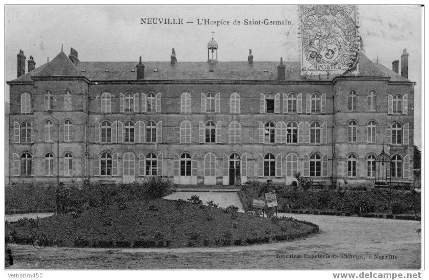 57..NEUVILLE..L HOSPICE DE SAINT GERMAIN...1906.. - Albestroff