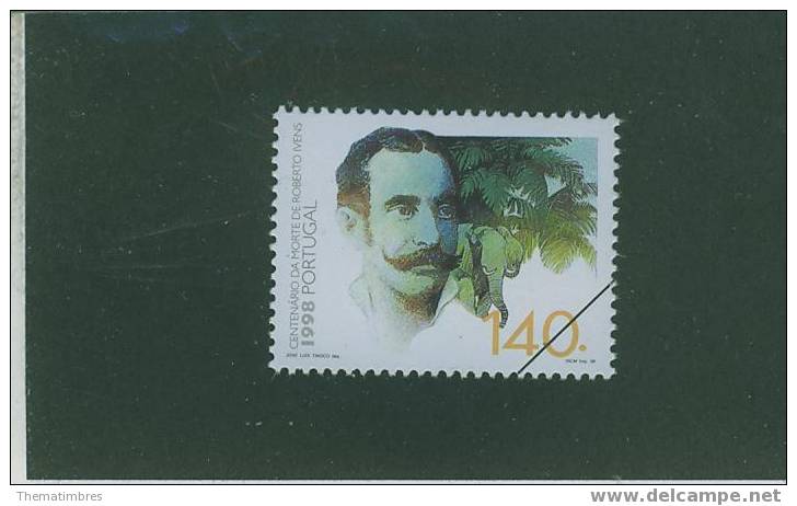 SPE0093 Specimen Explorateur Roberto Ivens Elephant 2212 Portugal 1998 Neuf ** - Unused Stamps