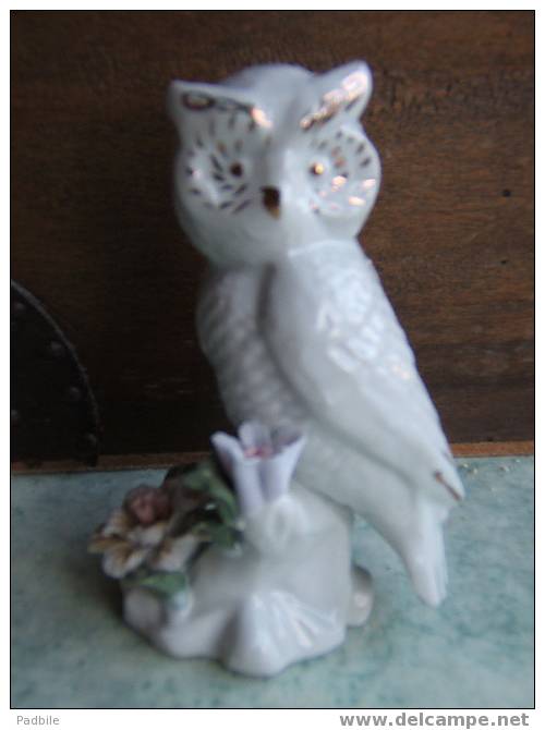 Statuette Ancien Hibou Début 1900 - Uccelli – Gufi