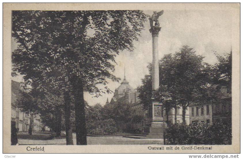 CREFELD - Ostwall Mit De Greif-Denkmal - Militär Post - Krefeld