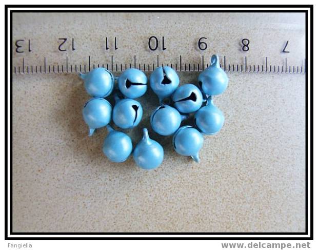 Lot De 5 Clochettes Bleu Ciel Environ 6x7mm - Pearls