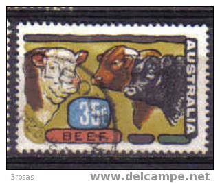 Australie Australia 1972 Les Boeufs Beef Obl - Gebruikt