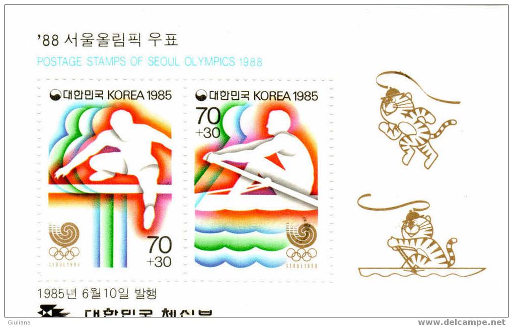 Corea D/Sud   - Foglietto N. 375**(Yvert) JO Seul 1988 - Zomer 1988: Seoel