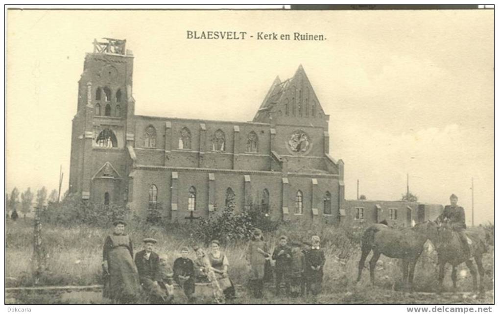 Blaesvelt - Kerk En Ruinen - Geanimeerd - Willebroek