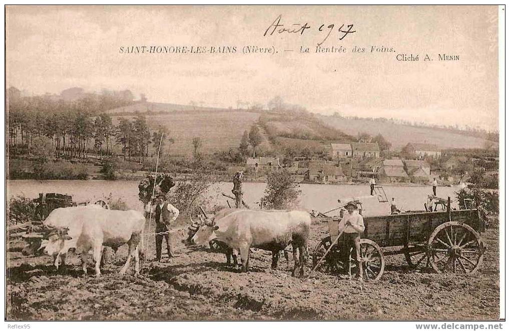 SAINT-HONORE-LES-BAINS - La Rentrée Des Foins - Bazoches