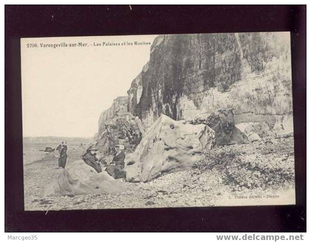 007245 Varengeville Les Falaises & Les Rochers édit.vidière N°2706 Animée - Varengeville Sur Mer