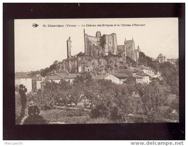007253 Chauvigny Le Château Des évêques & Le Château D'harcourt édit.hirondelle N°39 - Chauvigny
