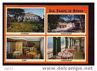 Jolie CP Var 83 Six Fours Le Brusc Multivue Centre De Vacances C.C.A.S. - Flamme Du Brusc / Tp Papillon N° 2089 - Six-Fours-les-Plages