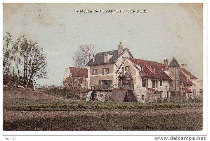 95 LUZARCHES Le Moulin ( Côté Nord ) Cpa Couleur - Luzarches