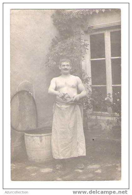 C.P.A  PHOTO DE PITHIVIER :LE BOULANGER DE LA BOUL OUVRIERE - Pithiviers