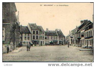 BEAUMONT - La Grand'place (1931) - Beaumont