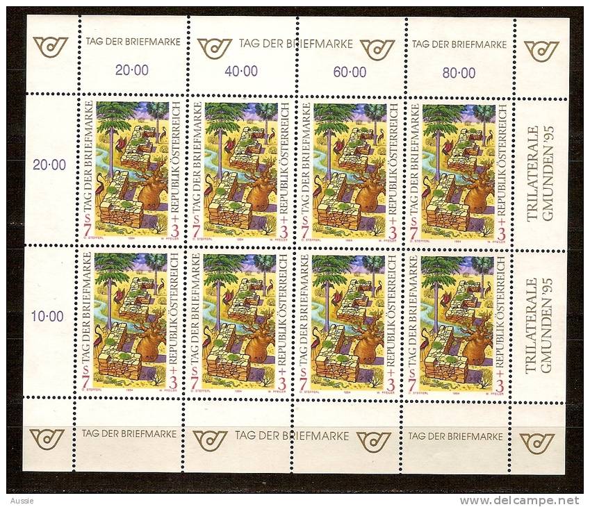 Autriche Austria Oostenrijk 1994 Yvertn° 1956 *** MNH Cote 20 Euro Feuillet - Unused Stamps