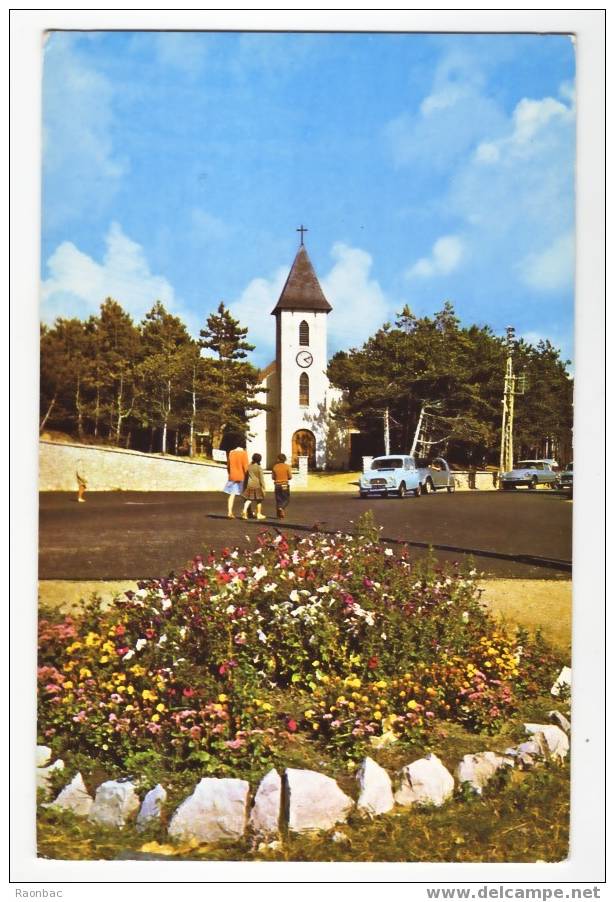 CPSM----80----QUEND-PLAGE-LES-PINS---EGLISE - Quend