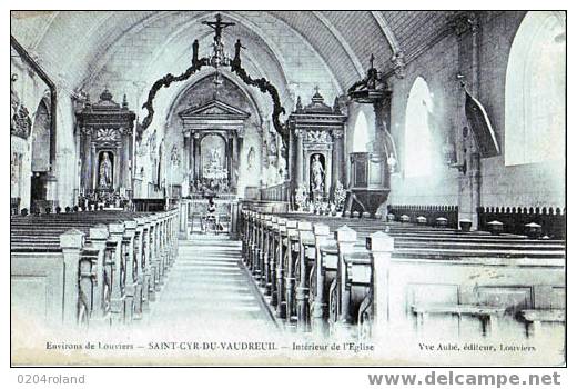 St Cyr Du Vaudreuil - Intérieur De L'Eglise - Le Vaudreuil