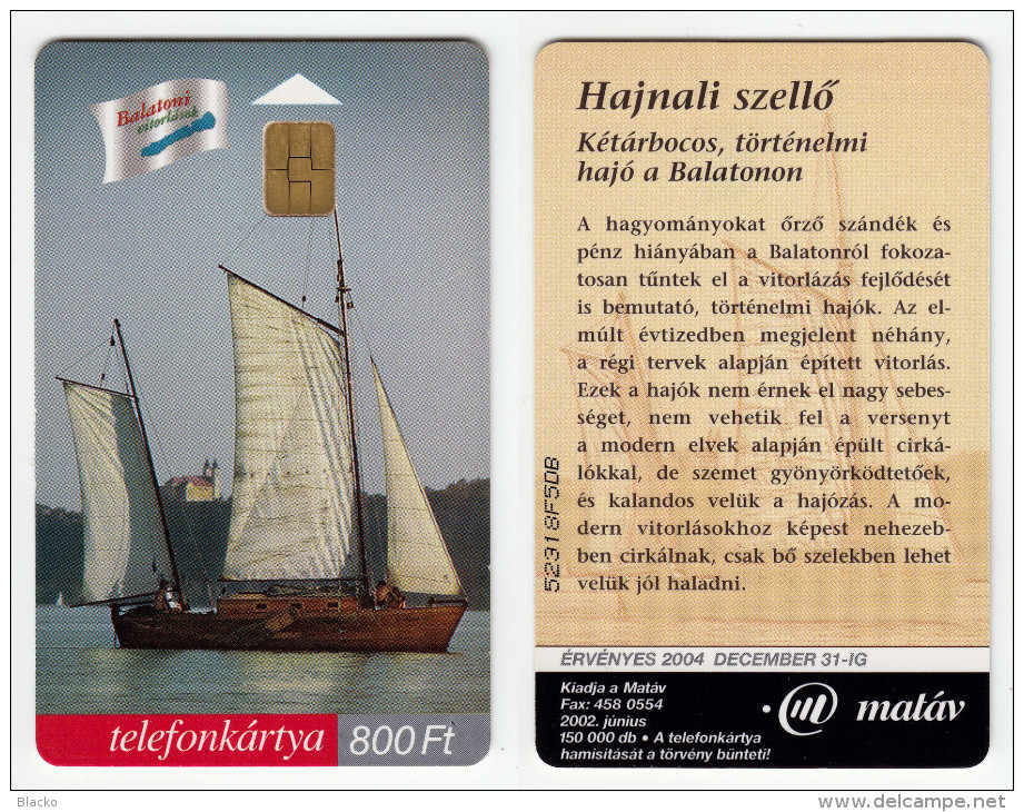 Hungary - P-2002-27 - Sailing Ship - Hajnali Szello Xy061 - Boten