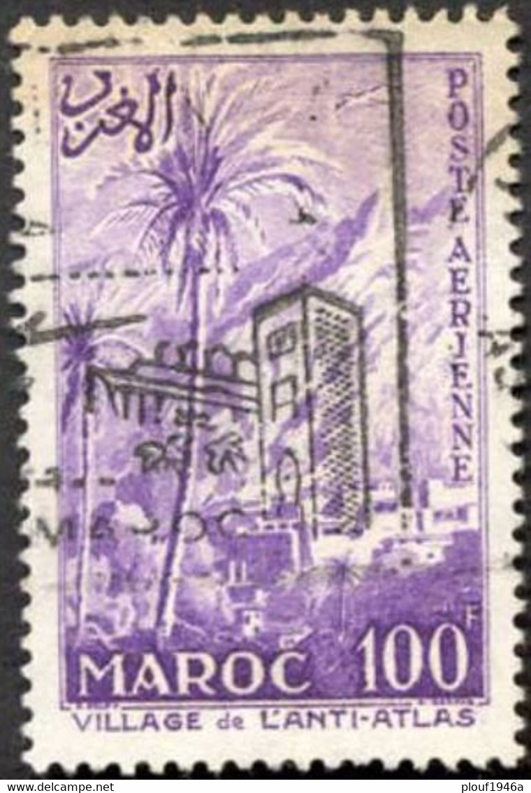 Pays : 315,9 (Maroc : Protectorat Français) Yvert Et Tellier N° :Aé100 (o) - Airmail