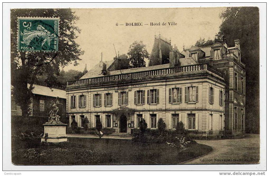 H91 - BOLBEC - Hôtel De Ville (1910) - Bolbec