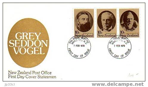 FDC Grey Seddon Vogel Du 7/2/1979 - Autres & Non Classés