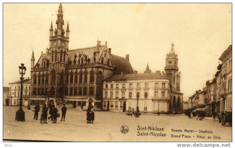 Sint-Niklaas Groote Markt-Stadhuis - Sint-Niklaas