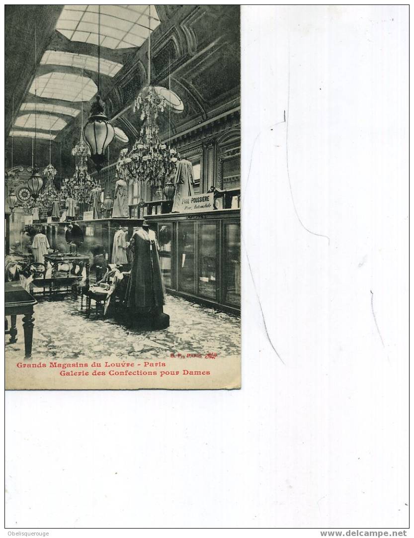 GRANDS MAGASINS DU LOUVRE GALERIE CONFECTIONS POUR DAMES BG - Geschäfte