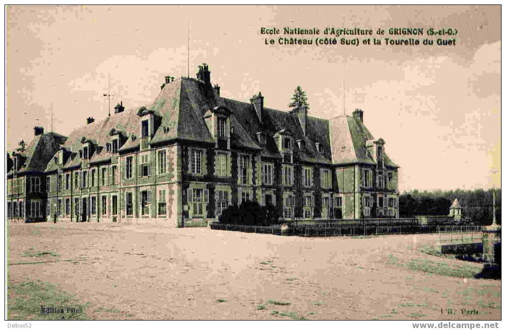 Ecole Nationale D'agriculture De Grignon - Le Chateau (cote Sud) Et La Tourelle Du Guet - Grignon