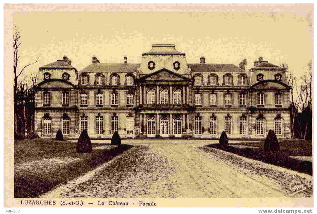 LUZARCHES - Le Chateau - Facade - Luzarches