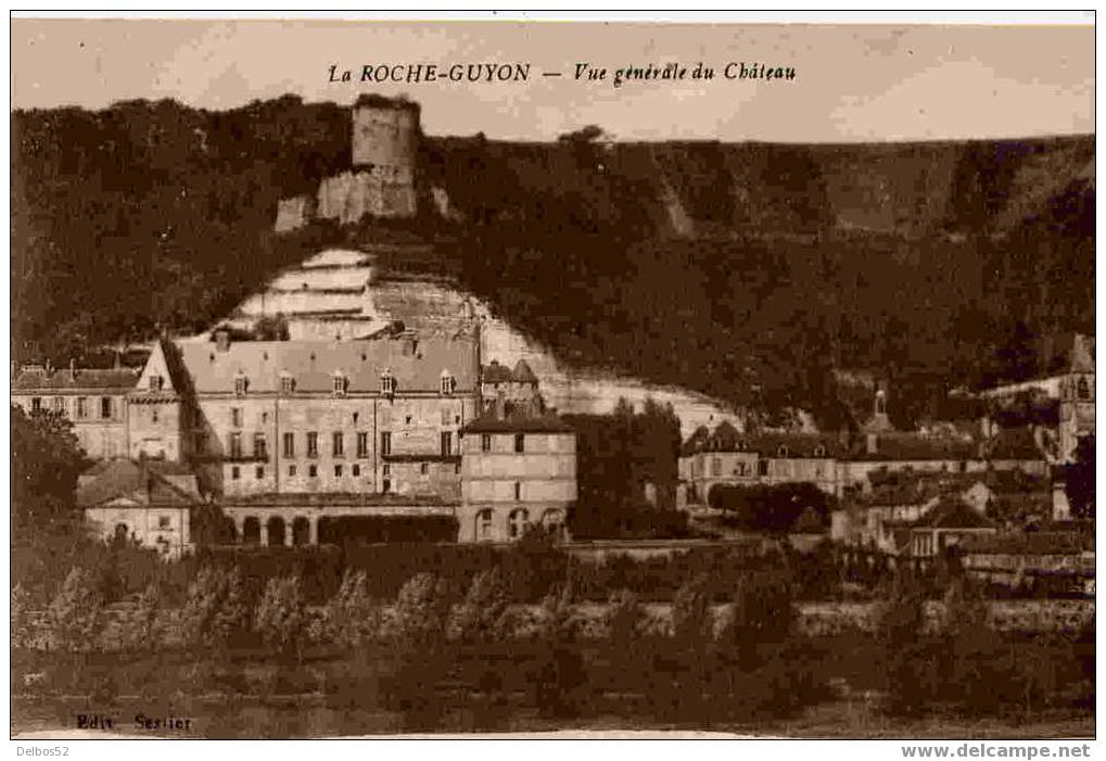 La Roche-Guyon - Vue Generale Du Chateau - La Roche Guyon