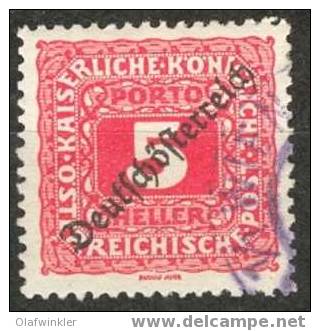 Austria Postage Dues 1919 Mi / ANK 64 Used / Obl. / Gestempelt - Taxe