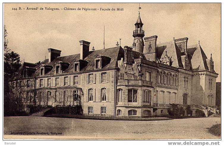 VALOGNES (Environs) - Château De Pépinvast : Façade Du Midi - Valognes