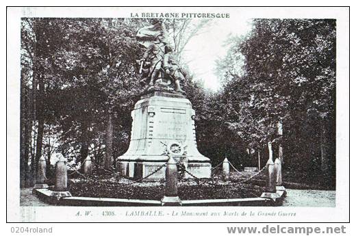 Lamballe - Le Monument Aus Morts De La Grande Guerre - Lamballe