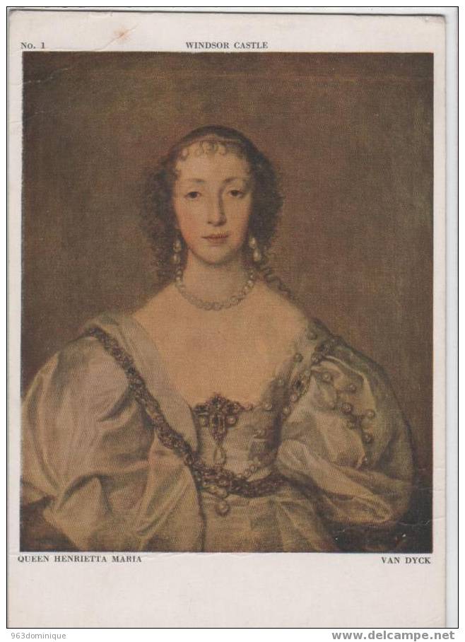 Windsor Castle - Van Dyck - Queen Henrietta Maria - Windsor Castle