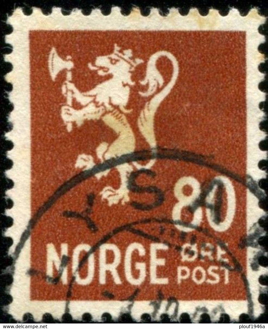 Pays : 352,02 (Norvège : Haakon VII)  Yvert Et Tellier N°:   292 (o) - Used Stamps