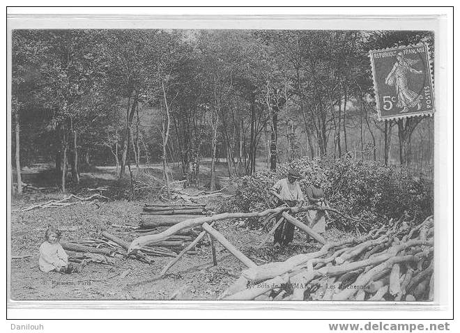 92 /*/ HAUTS DE SEINE / BOIS DE CLAMART / Les Bucherons N° 39 / Ed Marmuse / ANIMEE / - Clamart