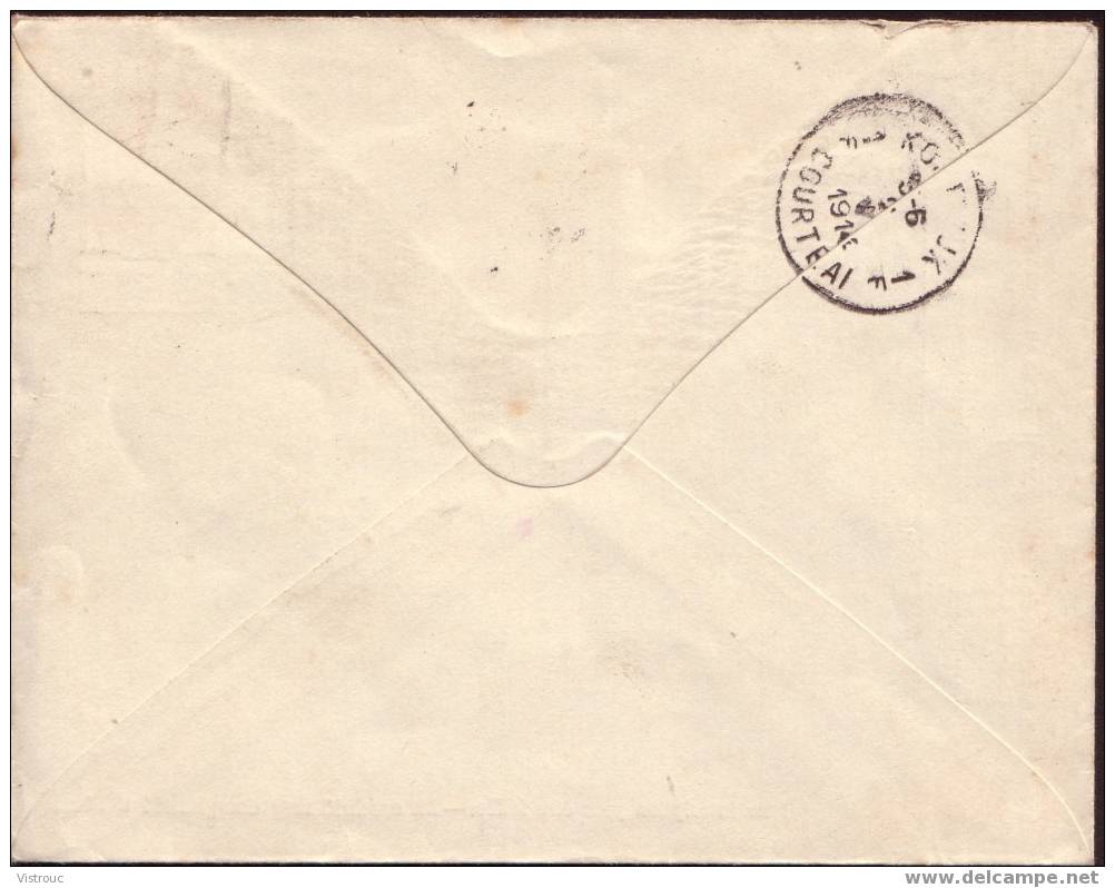 COB N° 118 Imprimé Sur Enveloppe - Oblitération : GENT 3 - 2/VII/1914 - Enveloppes